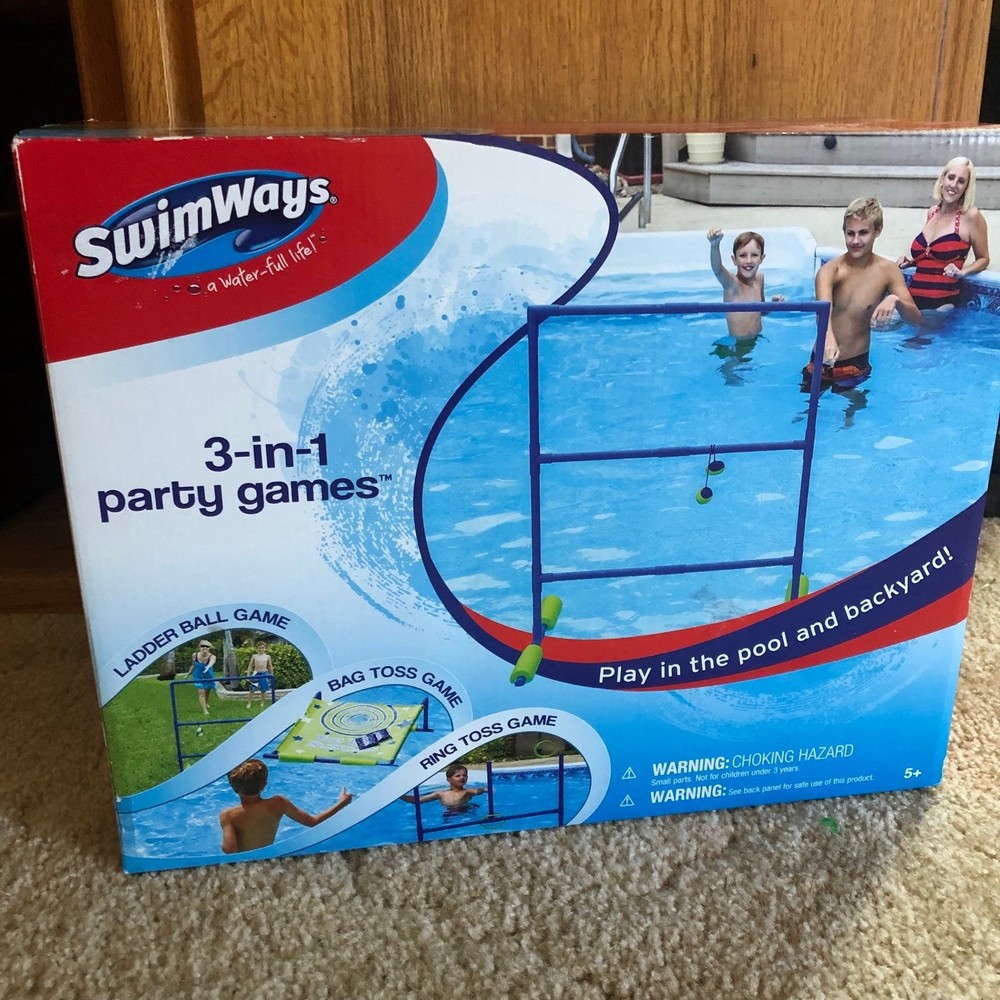 Ladder ball, bag toss and ring toss Party games pool party